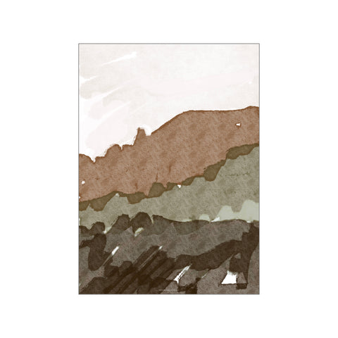 Ochre Hills — Art print by NKKS Studio from Poster & Frame