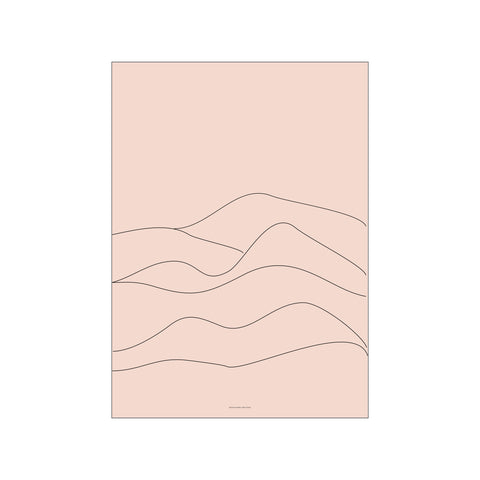 Pink Mountains — Art print by NKKS Studio from Poster & Frame
