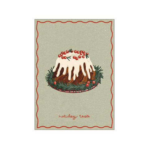 Christmas cake. Holiday Taste — Art print by NKTN from Poster & Frame