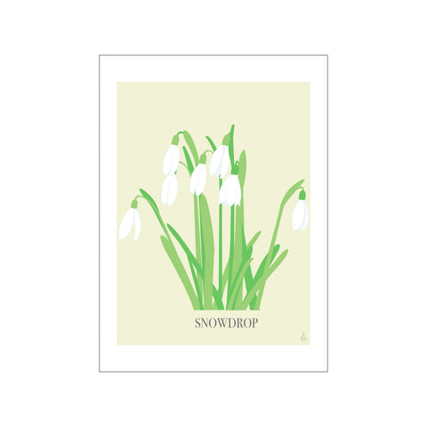 Nuvole Snowdrop — Art print by Nuvole by Mette Handberg from Poster & Frame
