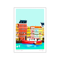 Nyhavn Christmas — Art print by Emma Forsberg from Poster & Frame