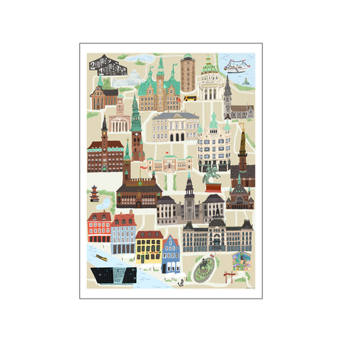 Ode to Copenhagen — Art print by Emma Forsberg from Poster & Frame