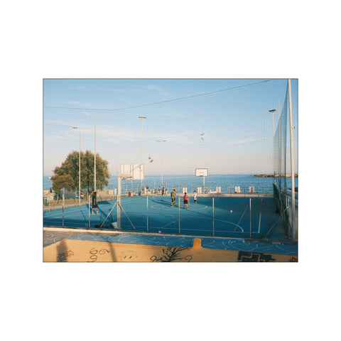 Sea Side Hoops — Art print by outofalexcam from Poster & Frame