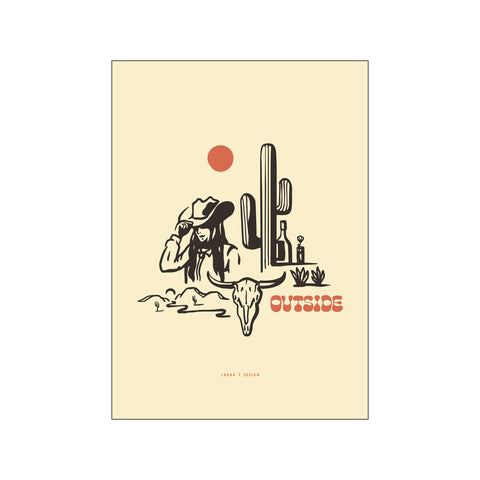 Outside — Art print by Laura Thomsen from Poster & Frame