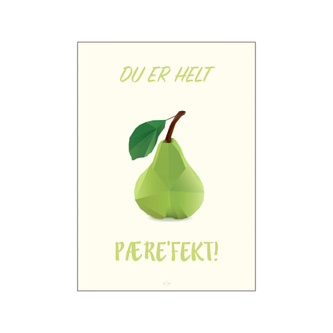 Pære'fekt — Art print by Citatplakat from Poster & Frame