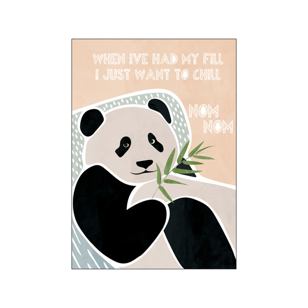Panda Typogrpahy — Art print by Sarah Manovski from Poster & Frame