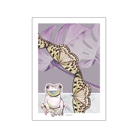 Pengefrø violet — Art print by Millionstemning interiør from Poster & Frame