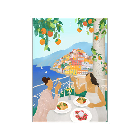 Girls in Positano — Art print by Petra Lizde from Poster & Frame
