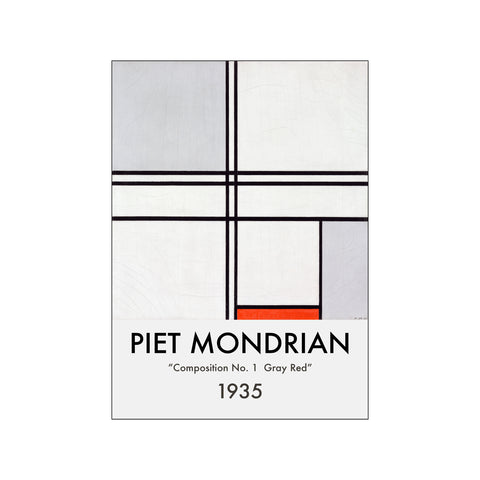 Piet Mondrian "Composition No. 1” — Art print by PLAKATfar from Poster & Frame