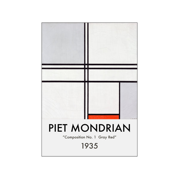 Piet Mondrian "Composition No. 1” — Art print by PLAKATfar from Poster & Frame