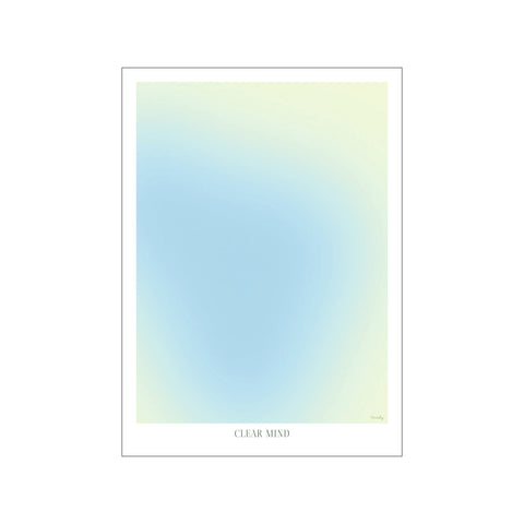 Clear mind — Art print by Pincely from Poster & Frame