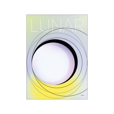 Lunar — Art print by Pincely from Poster & Frame