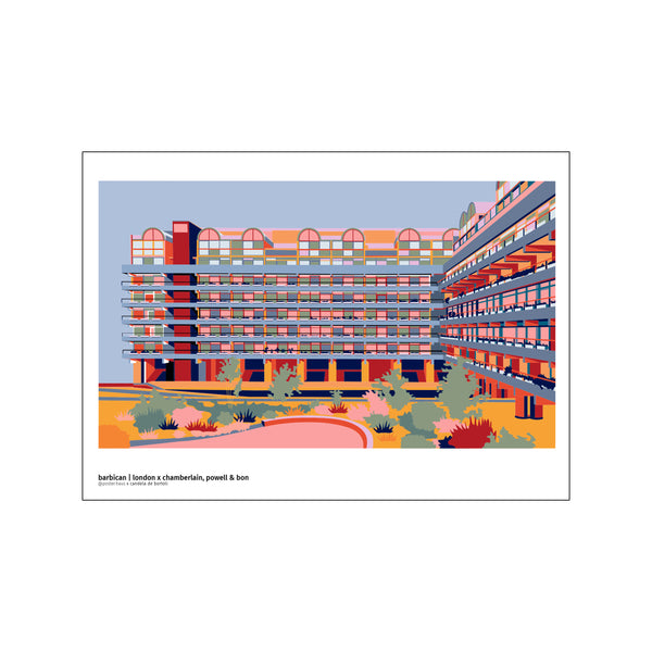 Barbican London — Art print by posterHaus from Poster & Frame