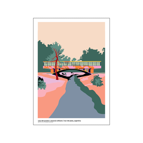 Casa del Puente — Art print by posterHaus from Poster & Frame