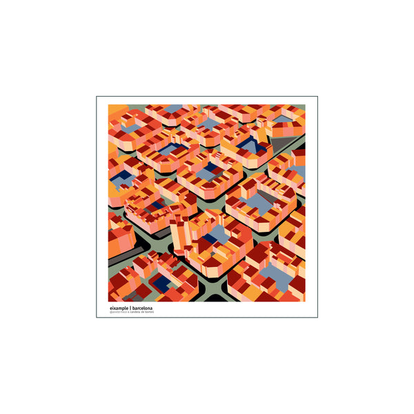 Eixample — Art print by posterHaus from Poster & Frame