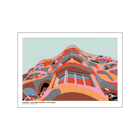 La Pedrera — Art print by posterHaus from Poster & Frame