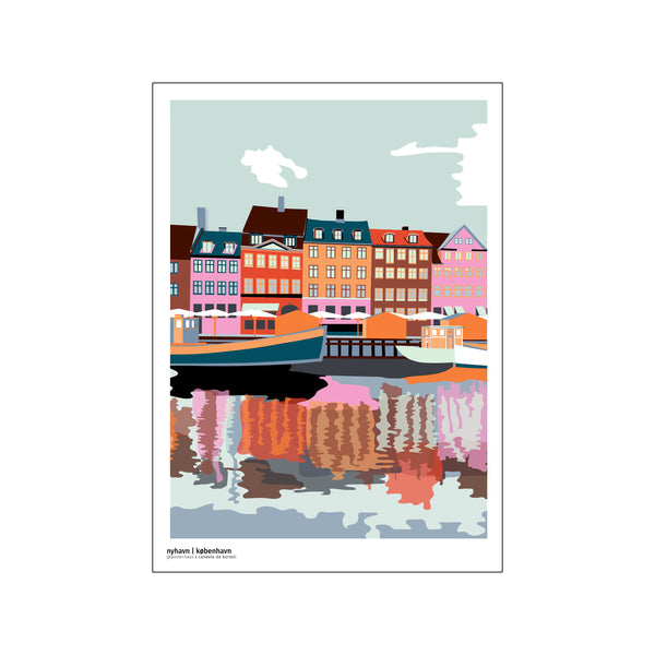 Nyhavn - Morgen — Art print by posterHaus from Poster & Frame