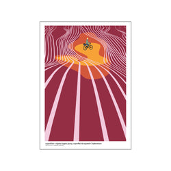 Superkilen - Red — Art print by posterHaus from Poster & Frame