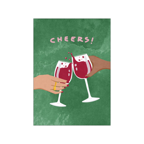 Cheers To Us — Art print by Raissa Oltmanns from Poster & Frame