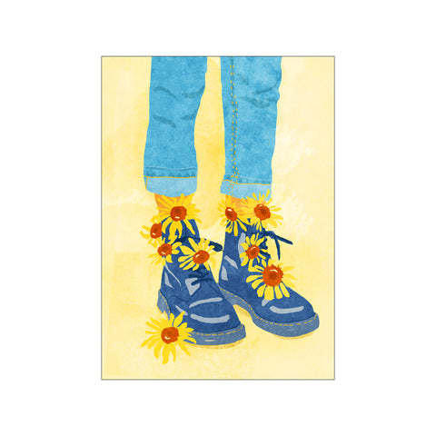 Sunflower Walk — Art print by Raissa Oltmanns from Poster & Frame