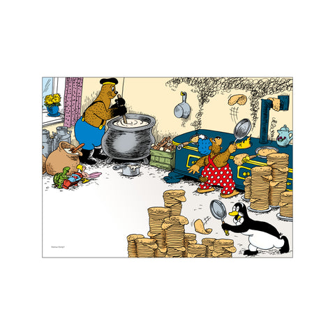 Bager pandekager — Art print by Rasmus Klump from Poster & Frame