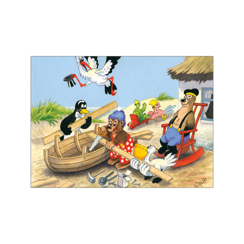 Bygger jolle — Art print by Rasmus Klump from Poster & Frame