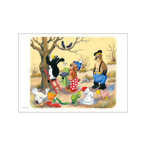 Efterår - Fuglekasse — Art print by Rasmus Klump from Poster & Frame