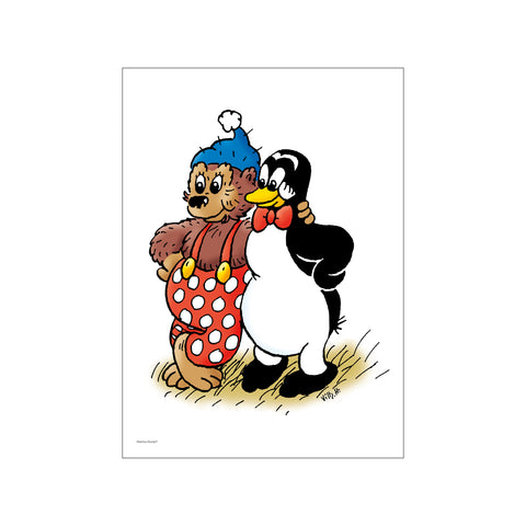 Rasmus & Pingo — Art print by Rasmus Klump from Poster & Frame