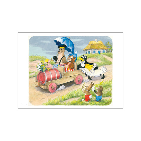 Regnvejr — Art print by Rasmus Klump from Poster & Frame