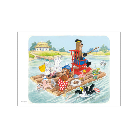 Tømmerflåde — Art print by Rasmus Klump from Poster & Frame