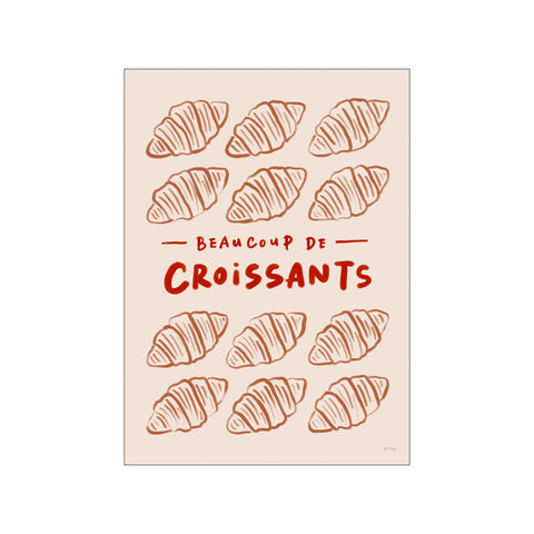 Beaucoup de Croissants — Art print by Rio Soléy from Poster & Frame