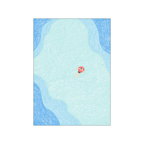Floating on the Water — Art print by Rio Soléy from Poster & Frame