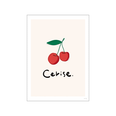 Les Fruits - Cérise — Art print by Rio Soléy from Poster & Frame