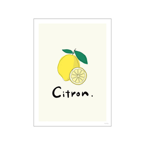 Les Fruits - Citron — Art print by Rio Soléy from Poster & Frame