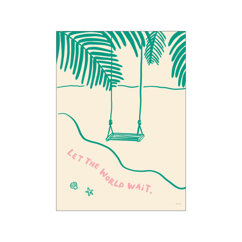 Let The World Wait — Art print by Rio Soléy from Poster & Frame