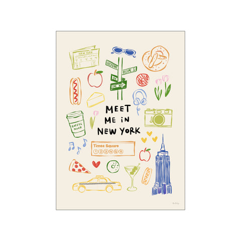 Meet Me in New York — Art print by Rio Soléy from Poster & Frame