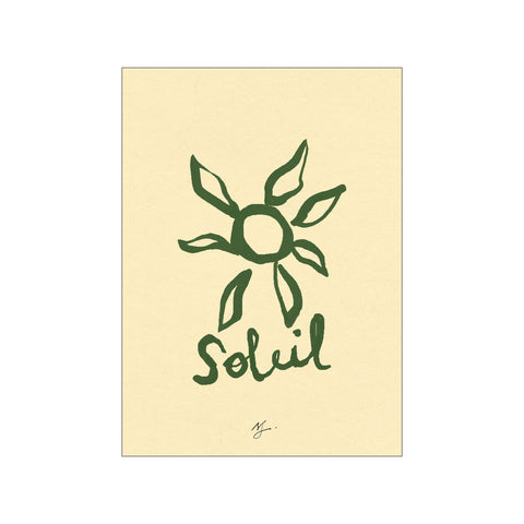 Soleil Vert — Art print by Sacrée Frangine from Poster & Frame
