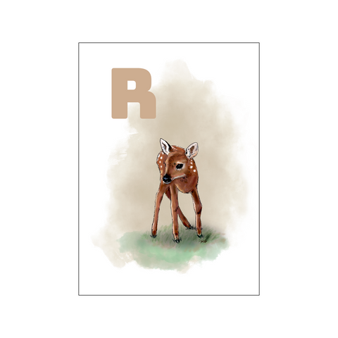 R Sand Rådyr — Art print by Tinasting from Poster & Frame