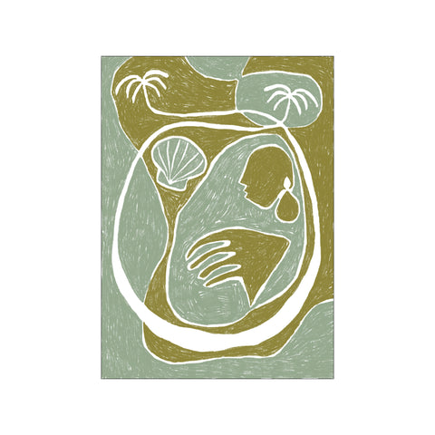 Palm Tree Island 3 — Art print by Shatha Al Dafai from Poster & Frame