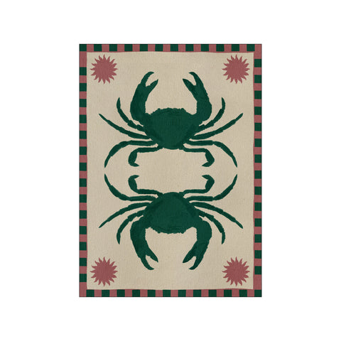 Lush Duo 6 - Green Crabs — Art print by Shatha Al Dafai from Poster & Frame