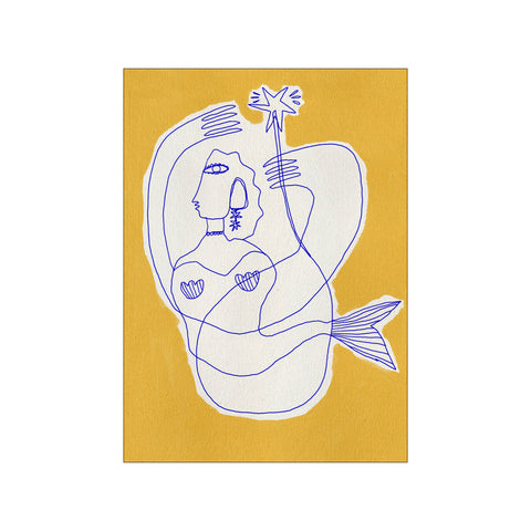 Mermaid — Art print by Shatha Al Dafai from Poster & Frame