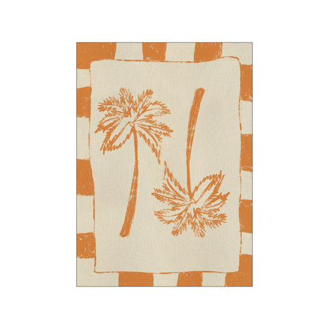 Palm Paradise - Orange — Art print by Shatha Al Dafai from Poster & Frame