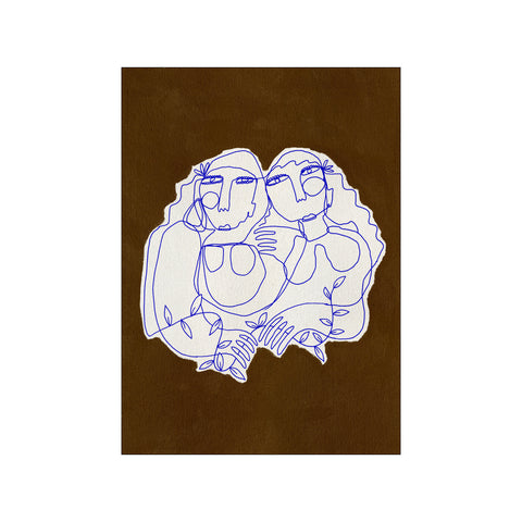 Sisterhood — Art print by Shatha Al Dafai from Poster & Frame