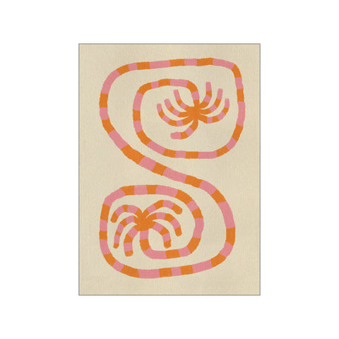 Summer Palms Connection — Art print by Shatha Al Dafai from Poster & Frame