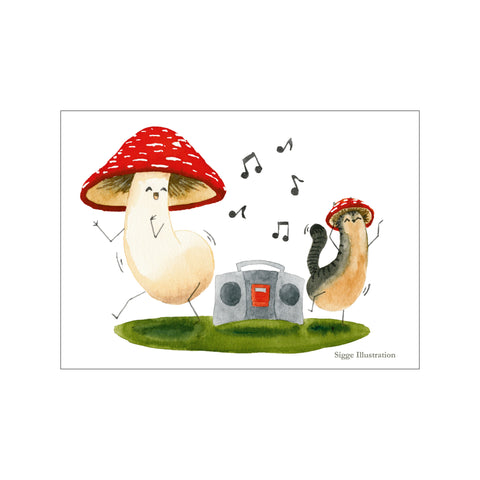 Celebrate the Good Times — Art print by Sigge Illustration from Poster & Frame