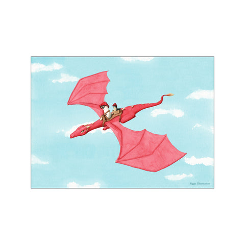 Dragonflight — Art print by Sigge Illustration from Poster & Frame