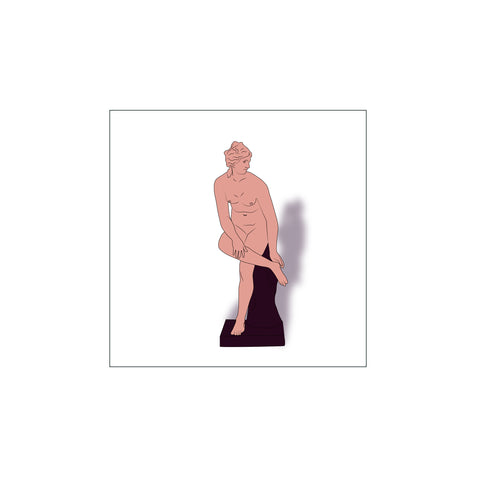 sitting staue - Square — Art print by Wonderful Warehouse from Poster & Frame
