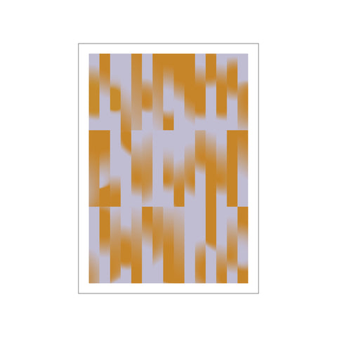 Tiles gradient - purple & orange — Art print by Sommer Art Studio from Poster & Frame