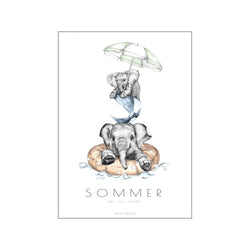 ÅRSTIDSPLAKAT - SOMMER — Art print by Wood Stories from Poster & Frame