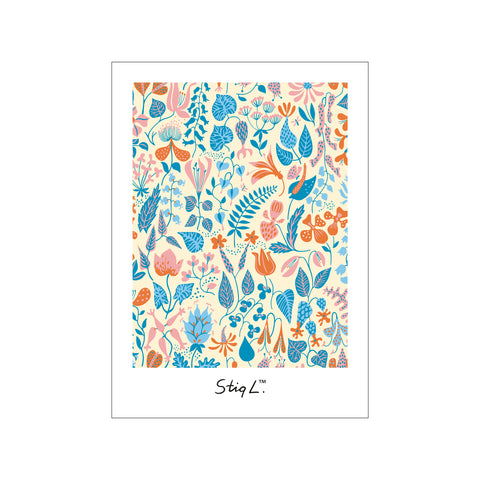 Herbarium Floral on Butter Yellow — Art print by Stig Lindberg from Poster & Frame